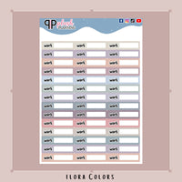 WORK Planner Stickers