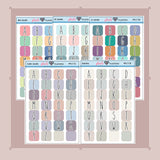 1 Inch Alphabet Box Planner Stickers