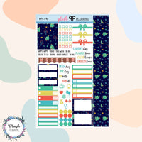 Winter Design #6 Planner Stickers Sampler, Winter Pattern, Christmas Season Designs