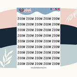 Zoom Call Script Planner Stickers