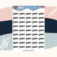 Zoom Call Script Planner Stickers