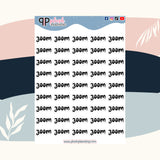 Zoom Call Script Planner Stickers