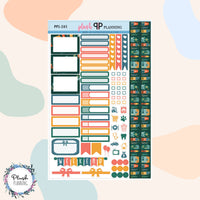 Winter Design 13 Planner Stickers Sampler, Winter Pattern, Christmas Season Designs