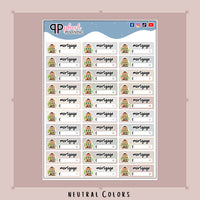 Mortgage Tracker Checklist Planner Stickers