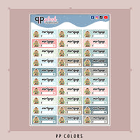 Mortgage Tracker Checklist Planner Stickers