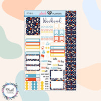 Winter Design 20 Planner Stickers Sampler, Winter Pattern, Christmas Season Designs