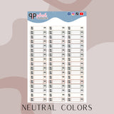 Bill Due Planner Stickers