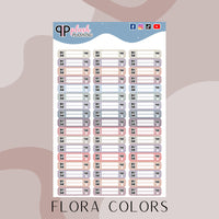 Bill Due Planner Stickers