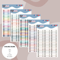 Bill Due Planner Stickers