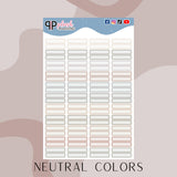 EC Quarter Box - EC OTG Petite Planner Stickers