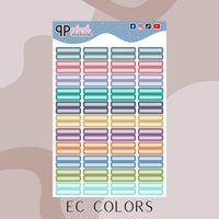 EC Quarter Box - EC OTG Petite Planner Stickers