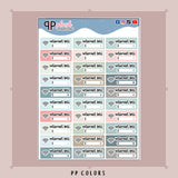 Internet Bill Tracker, WiFi Bill Tracker Planner Stickers