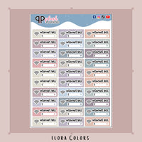 Internet Bill Tracker, WiFi Bill Tracker Planner Stickers