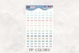 Car Event Tracker Planner Stickers, Car Maintenance Tracker, Car Oil Change Tracker, Removable Stickers, Plush Planning